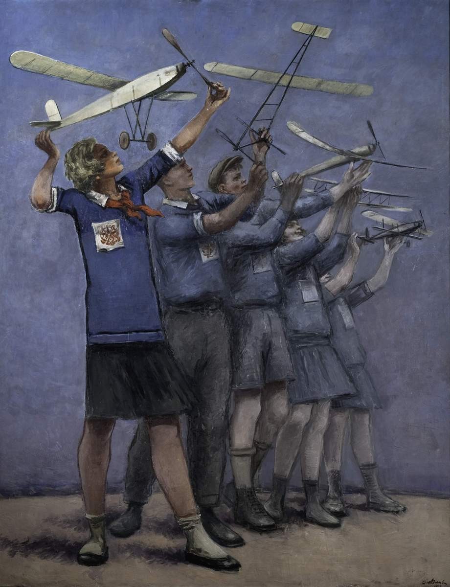 Contest of Young Modellers by Samuil Adlivankin